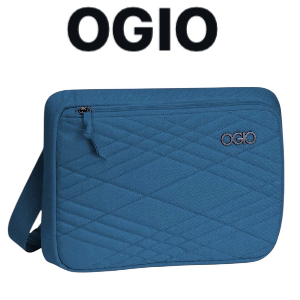OGIO TRIBECA PADDED LAPTOP OVER THE SHOULDER MESSENGER BAG IN TIDE